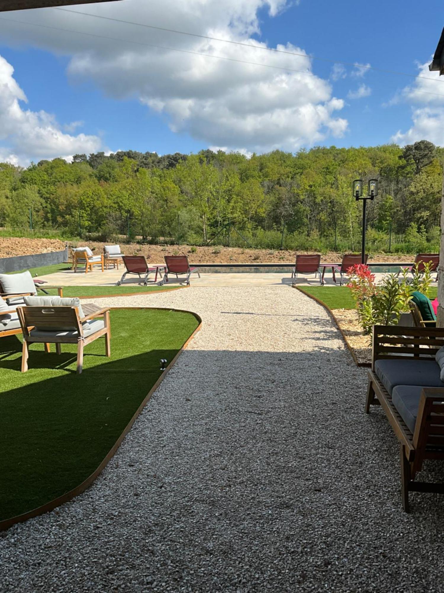 Sans Souci Bed And Breakfast Luxe Heated Pool And Restaurant Luzillé Exteriör bild