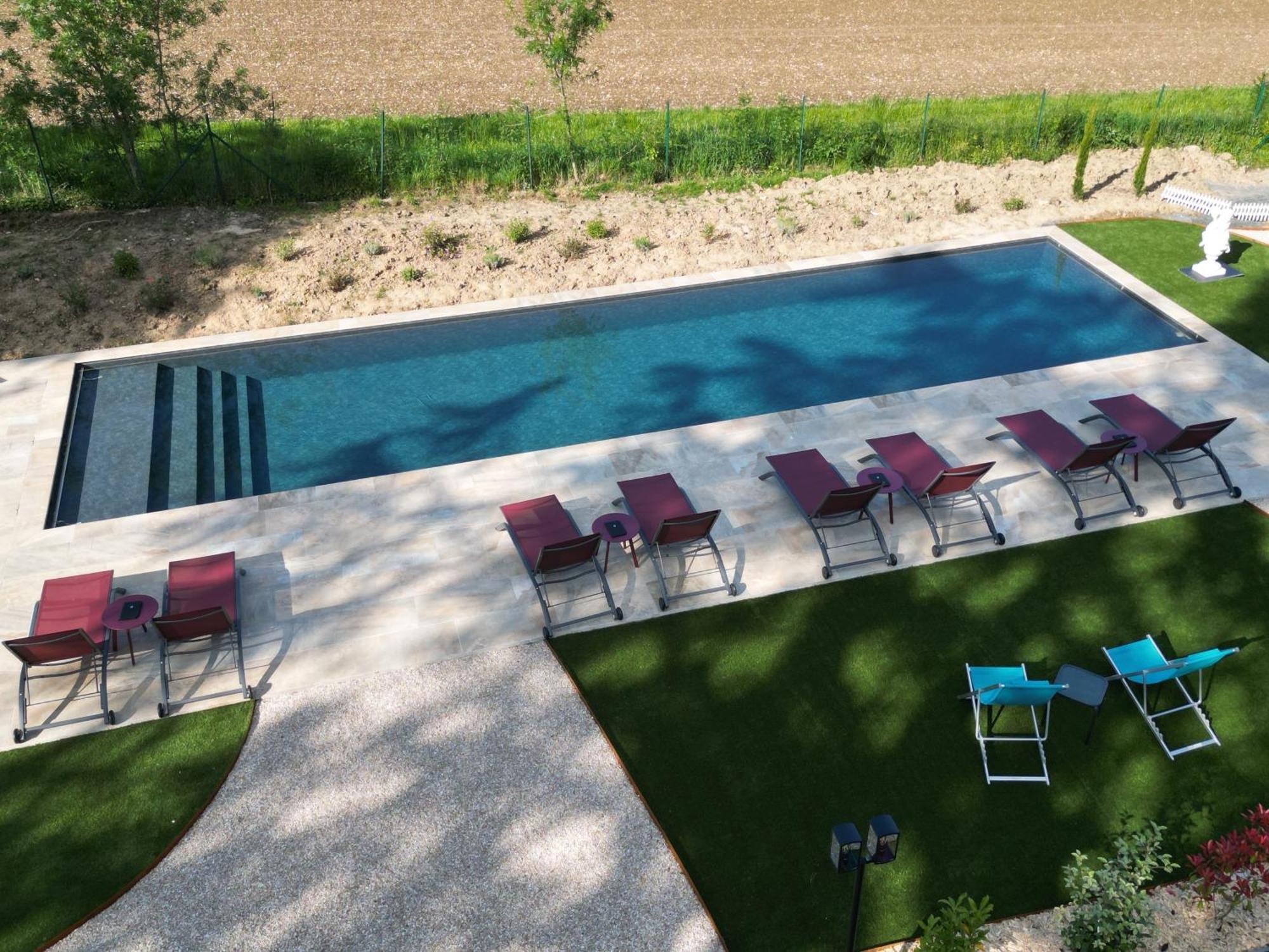 Sans Souci Bed And Breakfast Luxe Heated Pool And Restaurant Luzillé Exteriör bild