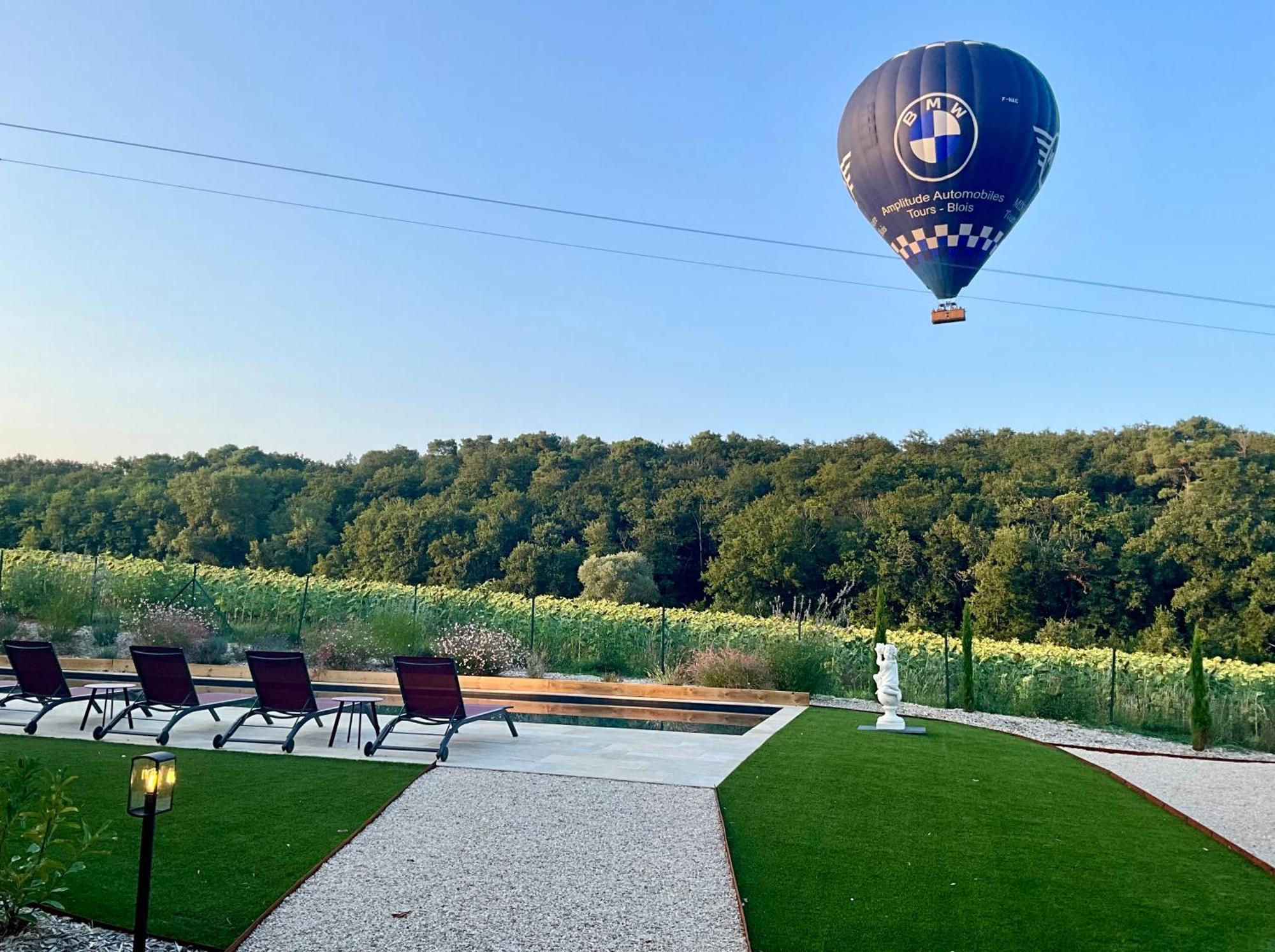 Sans Souci Bed And Breakfast Luxe Heated Pool And Restaurant Luzillé Exteriör bild